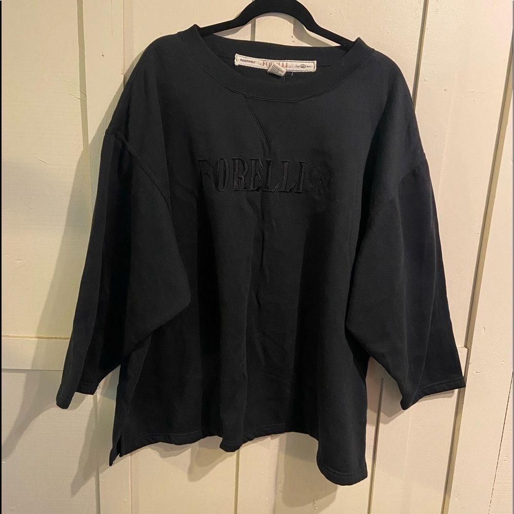 Forelli black oversized sweatshirt size 22/24